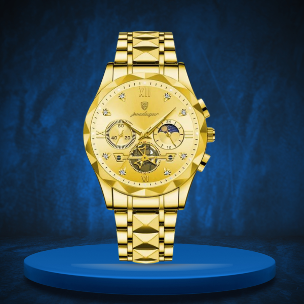 POEDAGAR 996 Watch - Full Gold