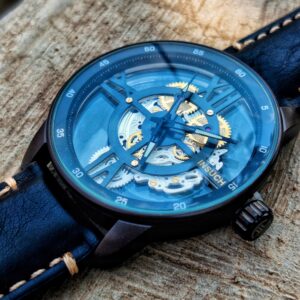 INSUCH Leather Watch - Cold Black