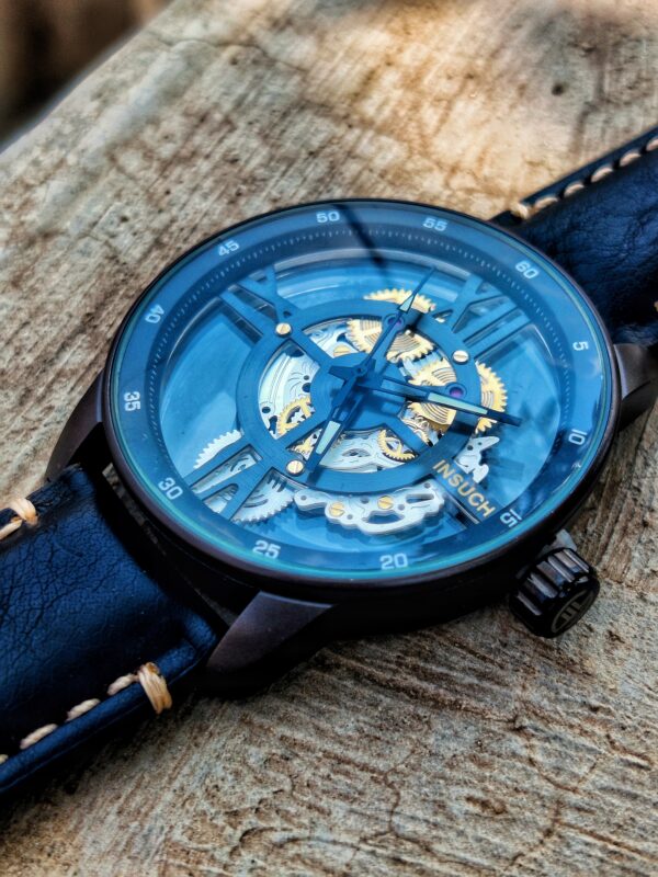 INSUCH Leather Watch - Cold Black