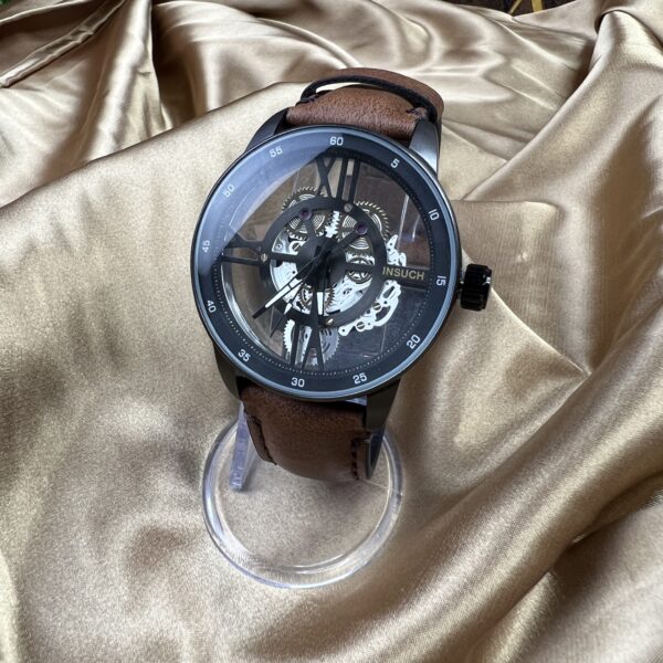 INSUCH Leather Watch - Dark Coffee - Image 4