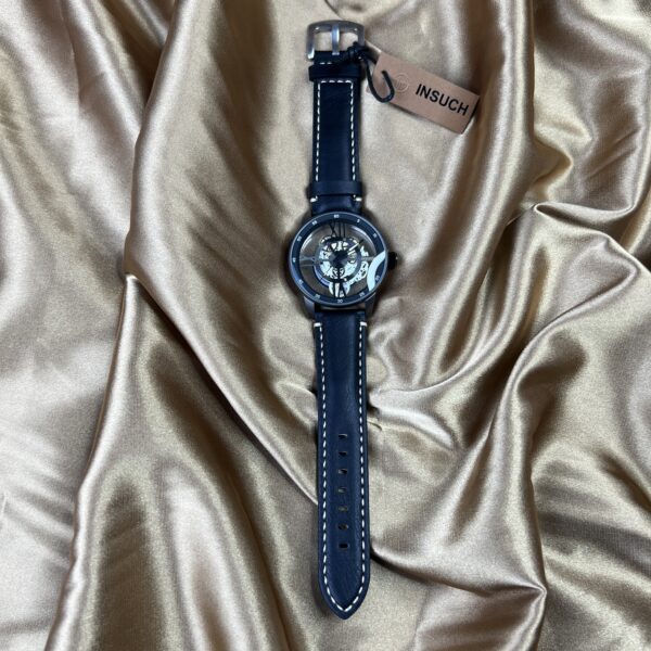 INSUCH Leather Watch - Cold Black - Image 5