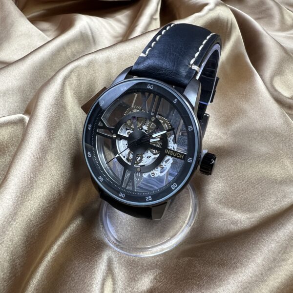 INSUCH Leather Watch - Cold Black - Image 3