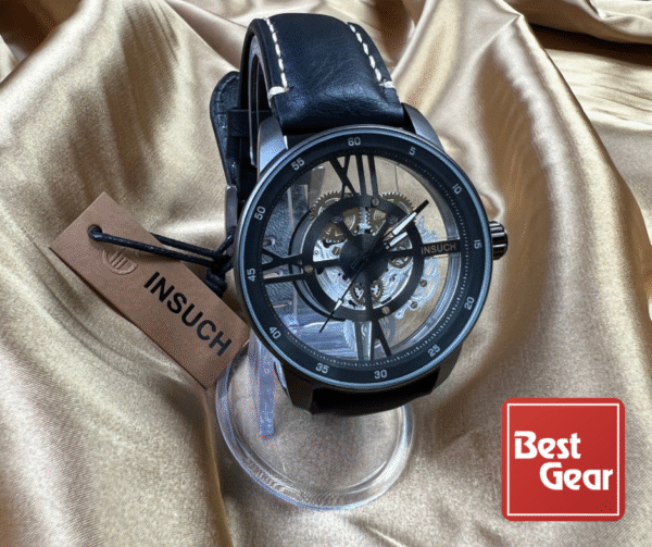 INSUCH Leather Watch - Cold Black - Image 2