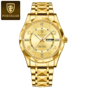 POEDAGAR 615 Watch (123 Version) - Full Gold