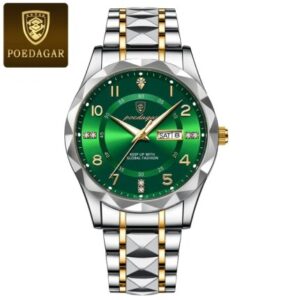 POEDAGAR 615 Watch (123 Version) - Gold Green