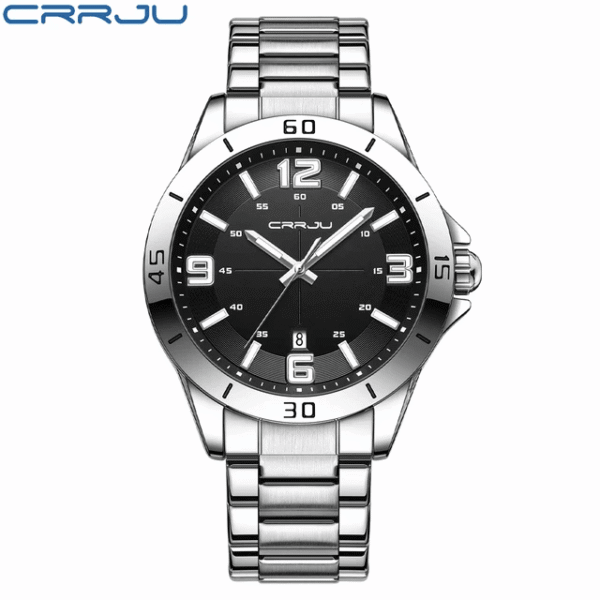 CRRJU 5003 Watch - Silver Black