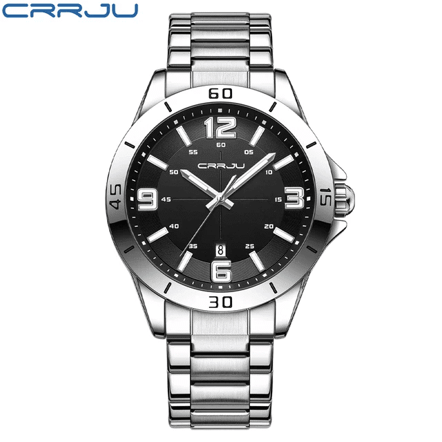 CRRJU 5003 Watch - Silver Black
