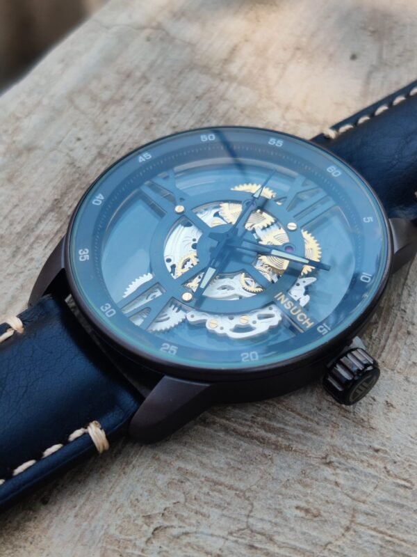 INSUCH Leather Watch - Cold Black