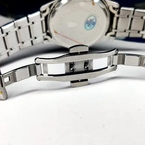 POEDAGAR 615 Watch (123 Version) - Gold Blue Gold Ring - Image 9