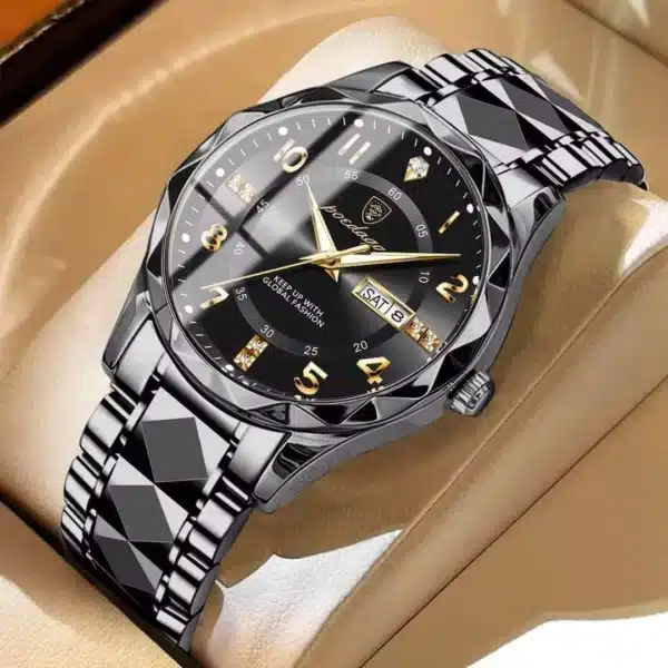 POEDAGAR 615 Watch (123 Version) - Full Black - Image 2
