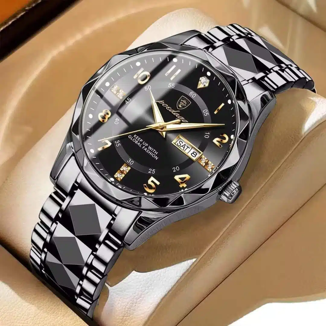POEDAGAR 615 Watch (123 Version) - Full Black - Image 2