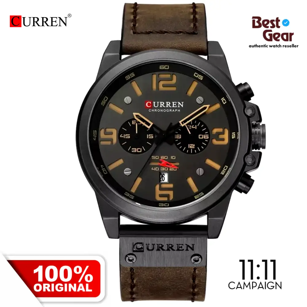 CURREN 8314 - Black Brown